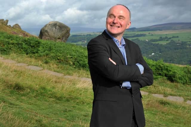 24 August 2017......      John Grogan MP for Keighley, at the Cow and Calf in Ilkley.   Picture Tony Johnson.
