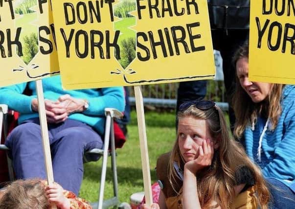There has been widespread opposition to the prospect of fracking starting in Yorkshire.
