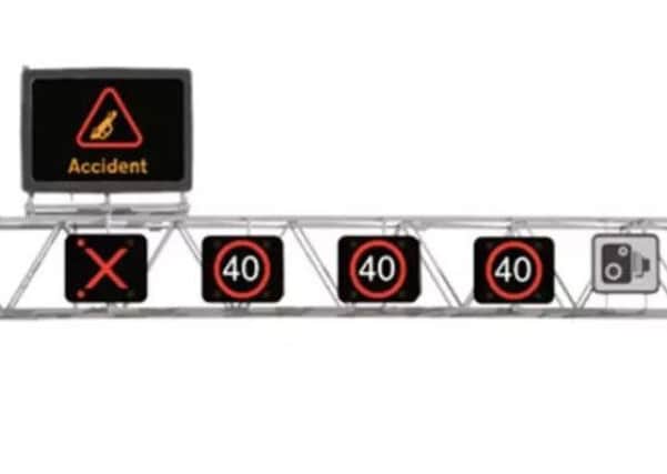 Do you know what the red X signs on the motorway means?