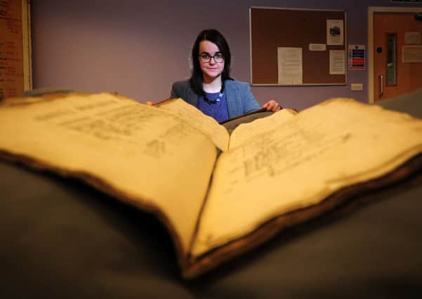 Project archivist Alexandra Medcalf who is part of the Yorkshire Historic Dictionary team. PIC: Simon Hulme