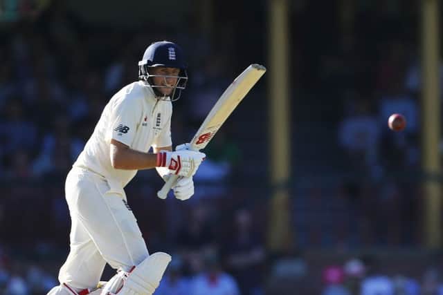 BAD TIMING: Joe Root made 51 before his dismissal to the penultimate ball of the day in Auckland. Picture: Jason O'Brien/PA