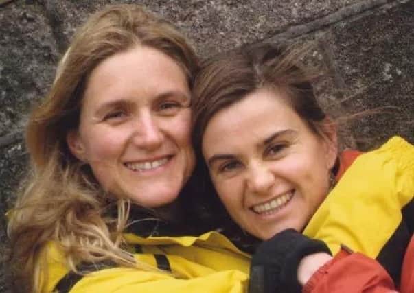 Kim Leadbeater with her sister Jo Cox