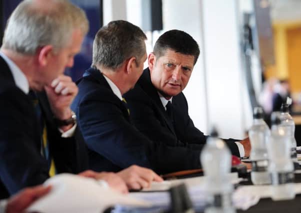 Martyn Moxon at the Yorkshire County Cricket Club AGM, Headingley, Leeds. Picture by Simon Hulme