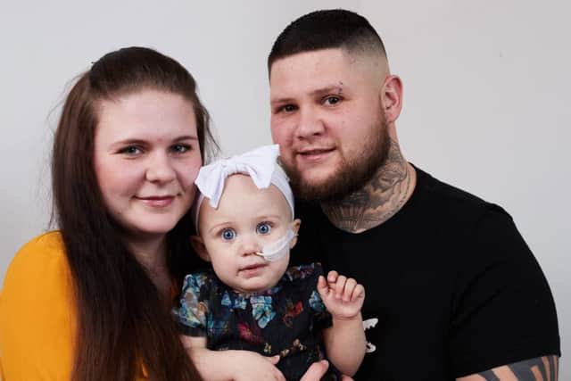 Ivy-Louise Gawthorpe has a rare cancer. Her parents, Kerri-Lee and Jamie are hoping to raise money for treatment in America