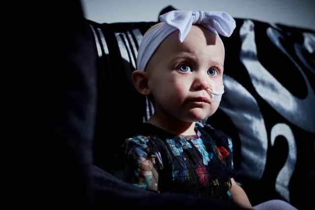 Ivy-Louise Gawthorpe has a rare cancer. Her parents, Kerri-Lee and Jamie are hoping to raise money for treatment in America