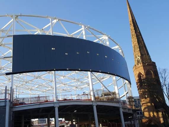 Billington supplied the structural steel for Coventry water park and leisure centre