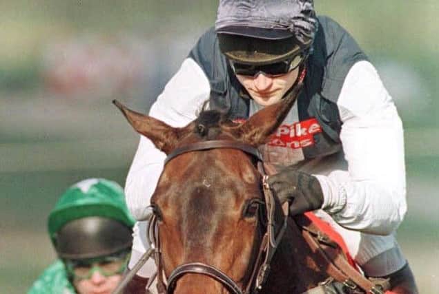 Cool Dawn and Andrew Thornton clear the last in the 1998 Cheltenham Gold Cup.