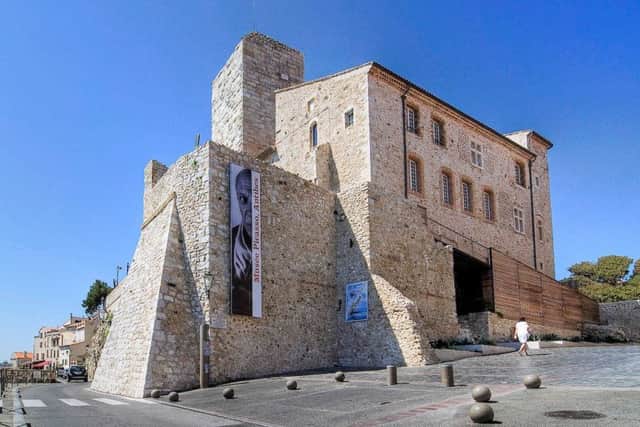 The Picasso Museum  is set impressively in prime position right beside the sea.