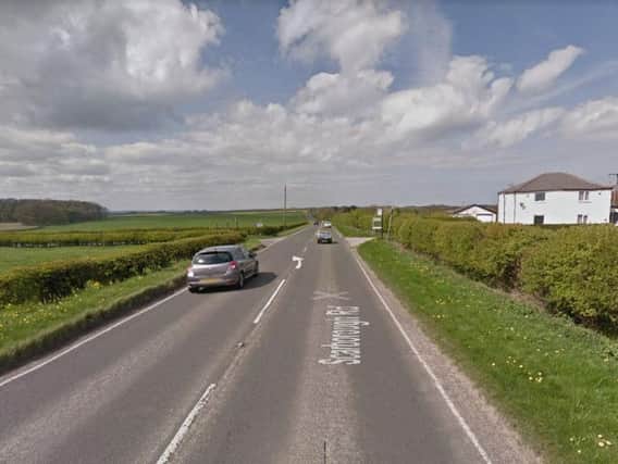 The crash happened on the A165 near Grindale Road. Picture: Google