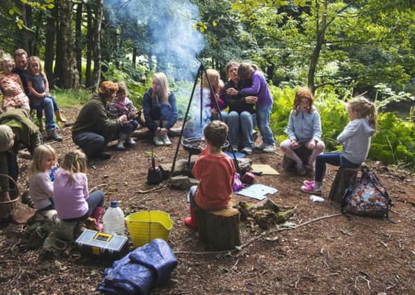 This years NiddFest includes family woodland workshops.