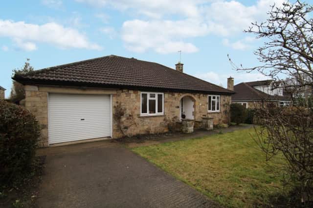 North Grove Avenue, Wetherby, a two-bedroom bungalow, Â£335,000. www.linleyandsimpson.co.uk