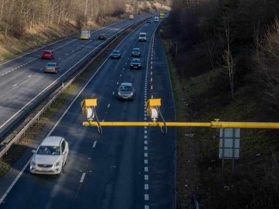 The average speed cameras are on the M621 in Leeds