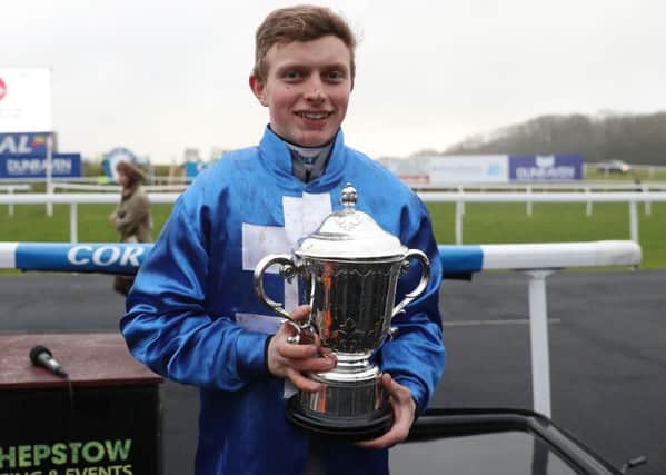 Eyes on the prize: James Bowen will bid to become the youngest winner of the Grand National next weekend when he rides Shantou Flyer.