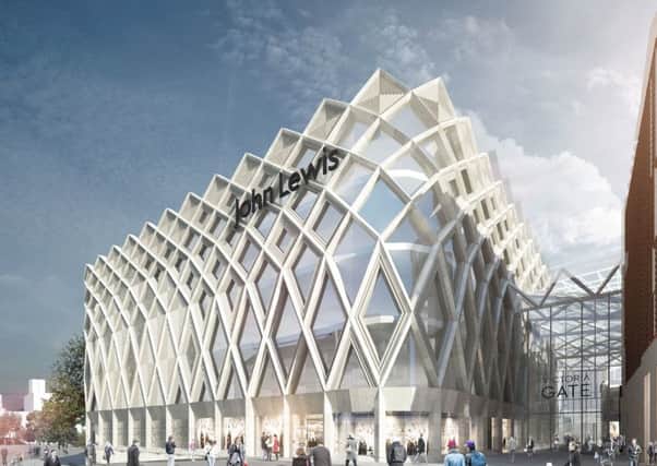 Hammerson, the property developer behind the Victoria Gate (formally known as Eastgate Quarters) development in Leeds, has released information and images on the detailed designs of the scheme ahead of its public consultation this week. Artist impression shows John Lewis