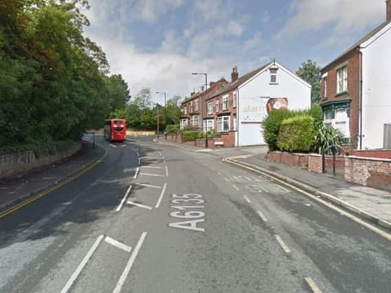The incident took place inBarnsley Rd, between Fir Vale and Sheffield Lane Top, on Thursday.