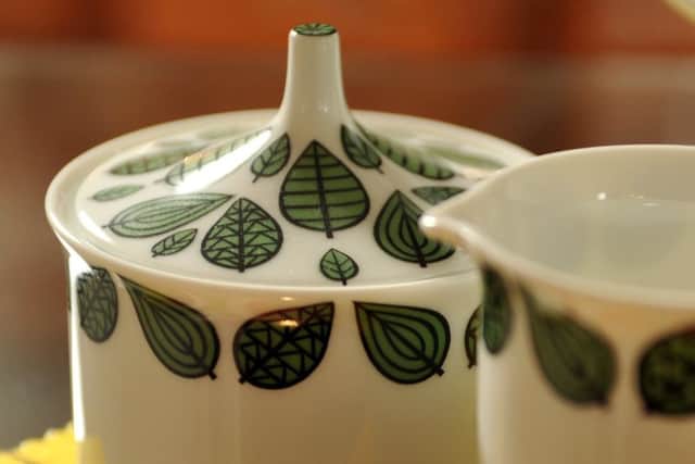 Dreilinden pottery 1960 by Lucienne Day, part of Patricia Silver's collection.