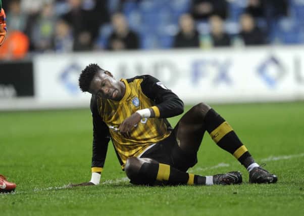 Sheffield Wednersday's Lucas Joao shows his frustration. Picture Steve Ellis