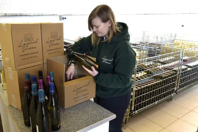 Rebekah Sargent cases up the 2016 wines.