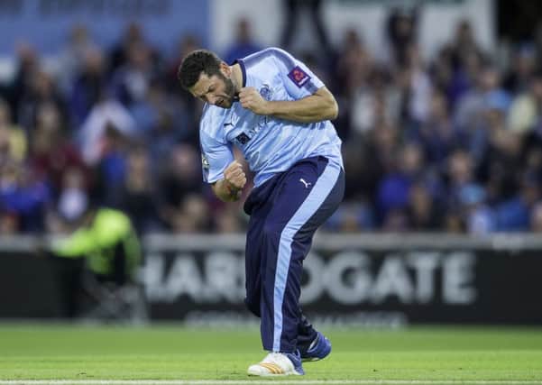 HUNGRY: Tim Bresnan is keen to land more silverware with Yorkshire. Picture by Allan McKenzie/SWpix.com