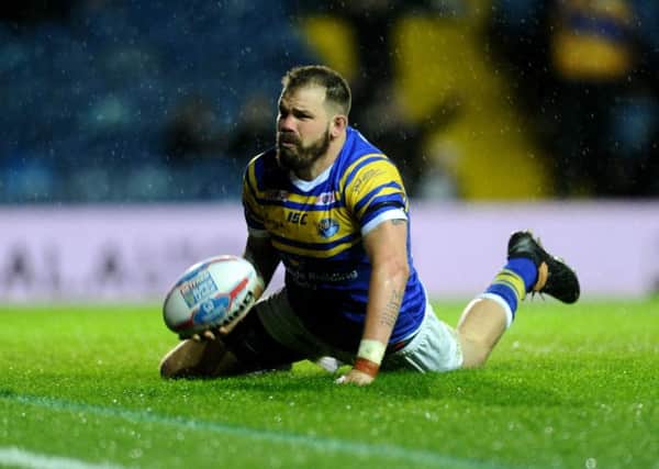 HELLO AGAIN:  Adam Cuthbertson returns for Leeds Rhinos to face Wigan on Friday night.
 Picture: Jonathan Gawthorpe