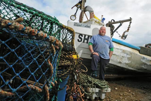 Hornsea fisherman Mark Coleman. Picture Tony Johnson.