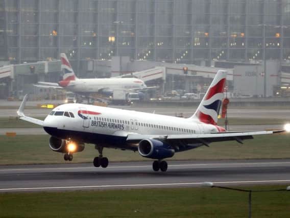 A British Airways plane takes off from Heathrow Airport. MPs are preparing to vote on plans for a third runway within weeks.