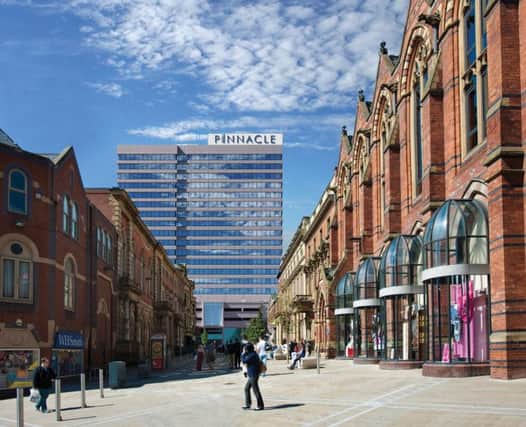 A Brockton Capital fund has acquired The Pinnacle, a prominent 145,000 sq ft, mixed-use asset in Leeds city centre, for around Â£65.0m. Picture: McCoy Wynne