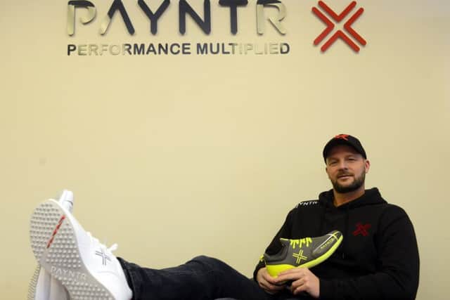 David Paynter, great grandson of England cricketer Eddie Paynter, has his own business manufacturing cricket shoes. Picture: Scott Merrylees