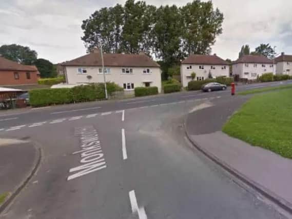 Monkswood Avenue at the junction with Monkswood Hill in Seacroft. 
Image: Google