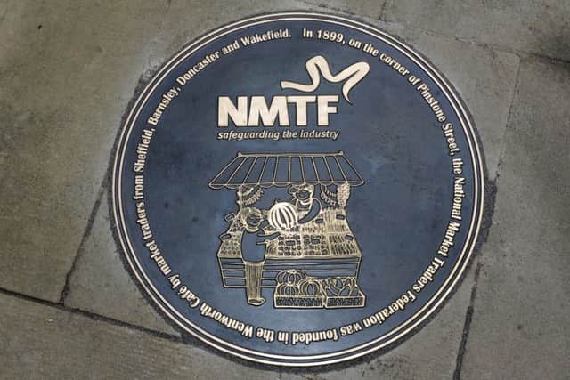 A plaque commemorating the foundation of NMFT has been unveiled in Sheffield's Peace Gardens.