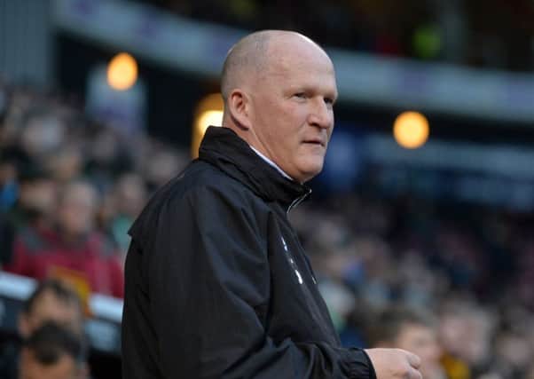 Bradford City boss Simon Grayson at Valley Parade on Tuesday night.  Picture: Bruce Rollinson