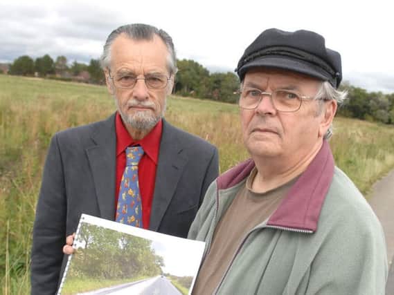 Henry Pankhurst and Keith Wilkinson raised the alarm over the hedgerow removal