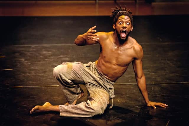 Akeim Toussaint Buck in Windows of Displacement, which was supported by Yorkshire Dance. PIC: Ant @ RoblingPhotography.com