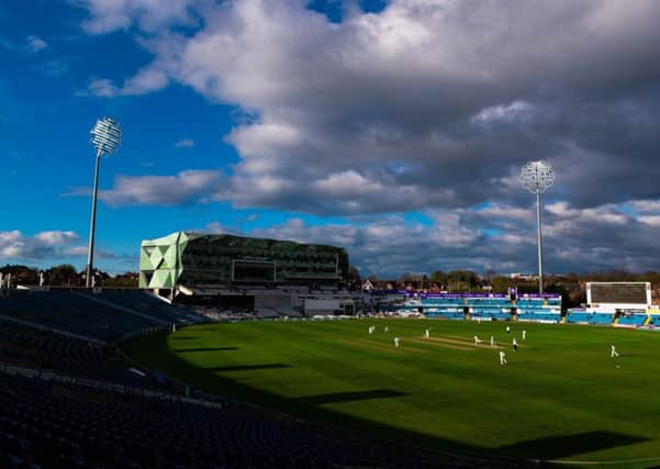 Yorkshire v Nottinghamshire at Emerald Headingley Stadium in Leeds was the only action of the County Championship summer at the ground for four months.