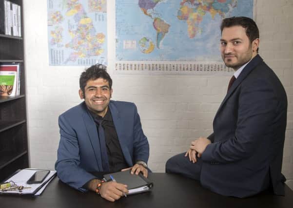 CurePharma founders, Mustafa Al-Shalechy (left) and business development manager, Ali Alshamari.