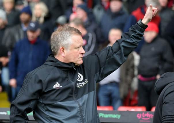Quit threat: Chris Wilder, manager of Sheffield United (Picture: Simon Bellis/Sportimage)