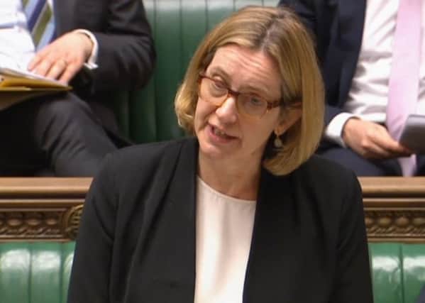 Home Secretary Amber Rudd resigned over the Windrush scandal.