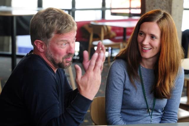 Richard Standing (left) said he had done extra preparation to be ready for taking on the role of Macbeth, while Leandra Ashton (right) said she was thrilled to assume the role of Lady Macbeth in her own home city of York.