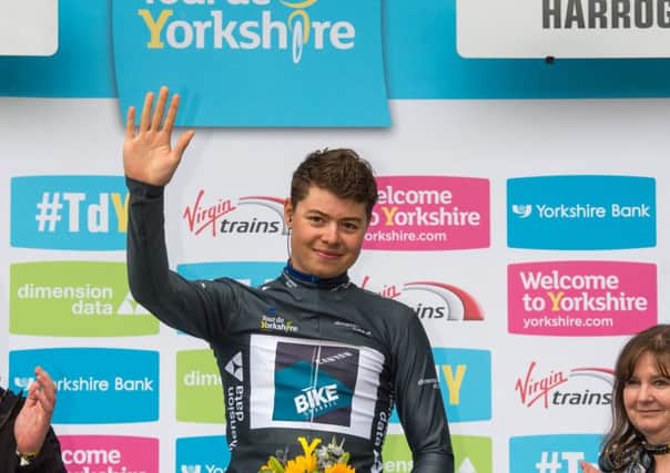 Harry Tanfield last year won the Tour de Yorkshire's Digital Jersey for being the "most active" rider on day two of the race. Picture: James Hardisty