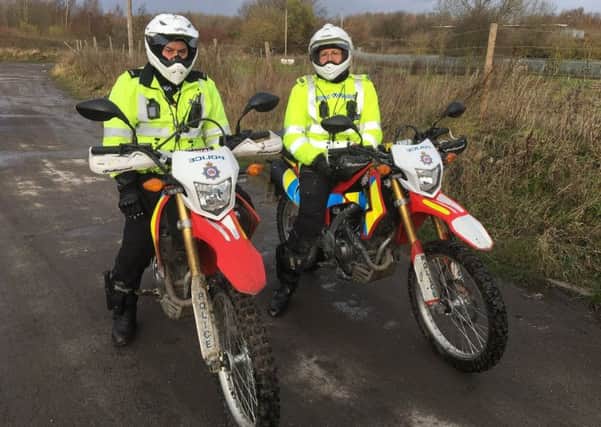 West Yorkshire Police's off-road bikers