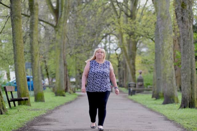 Lorraine is taking part in half marathons and 10ks to raise awareness of eye cancer