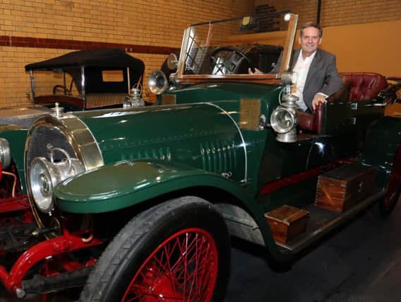Anthony Hinchliffe, the new owner of the 1908 Sheffield-Simplex. Picture: Ian Spooner