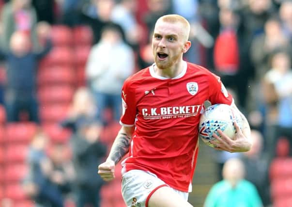 Swansea striker Oli McBurnie, who is currently seeing out his loan stint with Barnsley. PIC: Tony Johnson