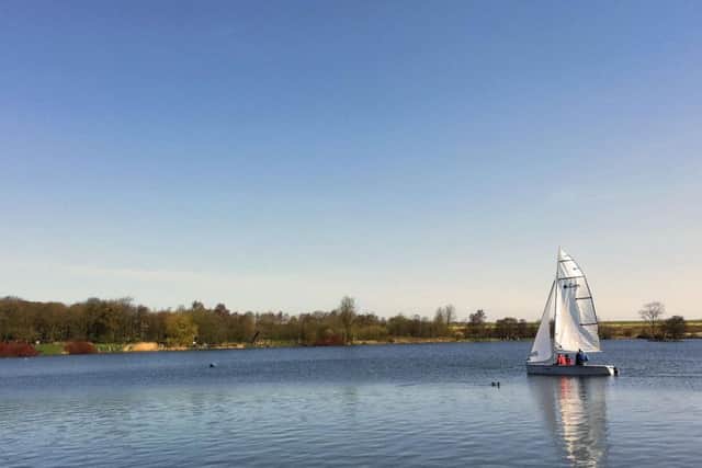 Yeadon Tarn provides a tranquil setting for a day out and has a variety of activities to enjoy