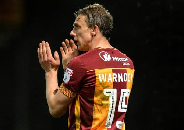 Bowing out: Stephen Warnock leaves the pitch after his last home game for City.
 Picture: Bruce Rollinson