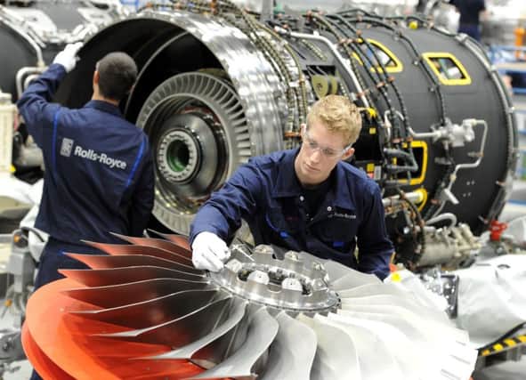 Rolls Royce remains on track to meet its full-year profit and cash guidance Photo: Rolls-Royce/PA Wire