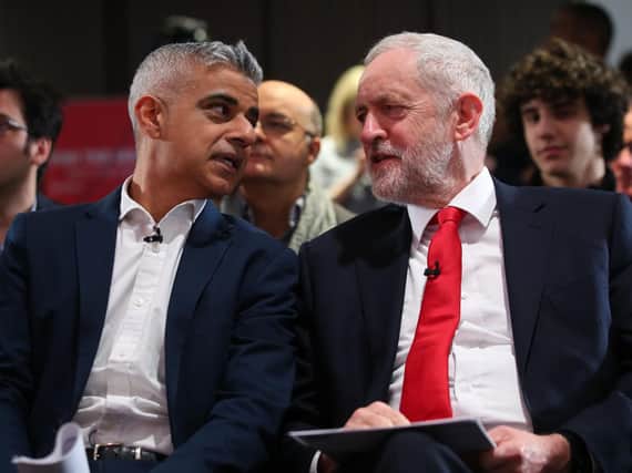 Labour leader Jeremy Corbyn and London Mayor Sadiq Khan launched the party's local election campaign in the capital last month.