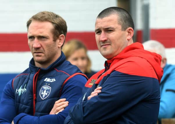 HUNTING FOR A WIN: Chris Chester, right, has seen his Wakefield Trinity side win just once in their last eight games.