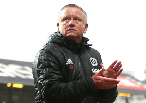 Sheffield United manager Chris Wilder (Picture: Steven Paston/PA Wire).