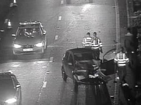 This was the scene on a Sheffield stretch of motorway in the early hours of this morning, after a vehicle became involved in a road traffic collision.